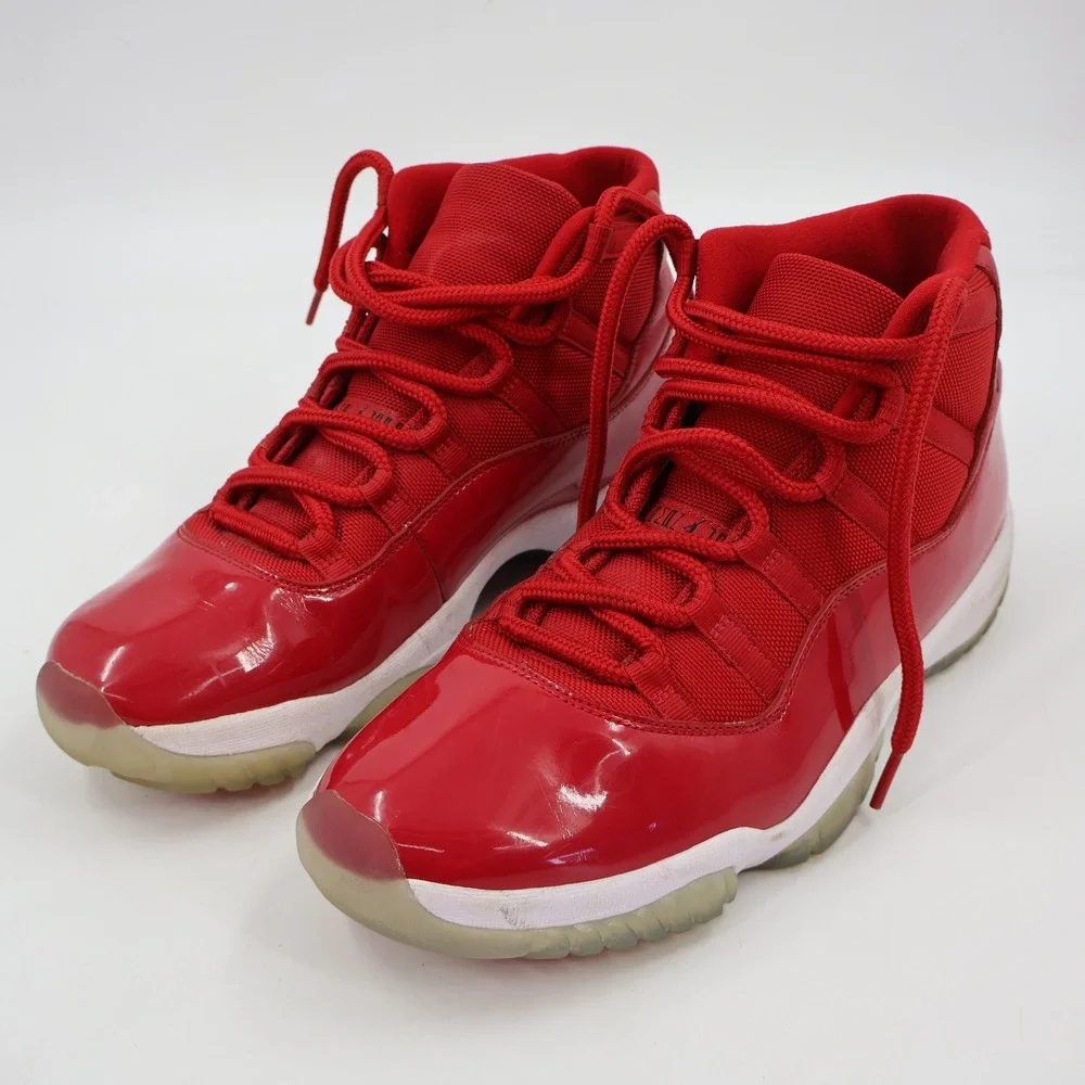 Jordan Air Jordan 11 Retro Mens Size 12 Gym Red Win Like 96‎ Sneakers 378037-623